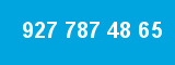 927 787 48 65 927 787 48 65